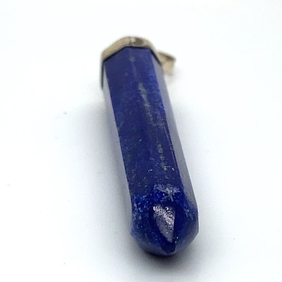 Lapis Lazuli 51.20ct Solid 925 Sterling Silver Pendant - Picture 5 of 7